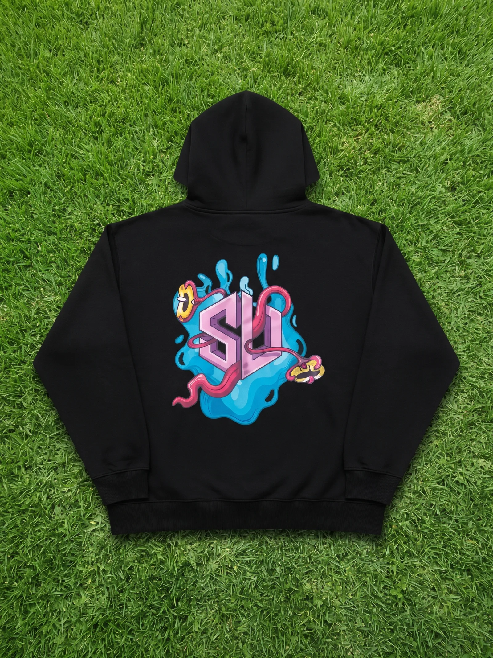 SUDADERA UNISEX CON CAPUCHA (Unica) — vista 3 de 3