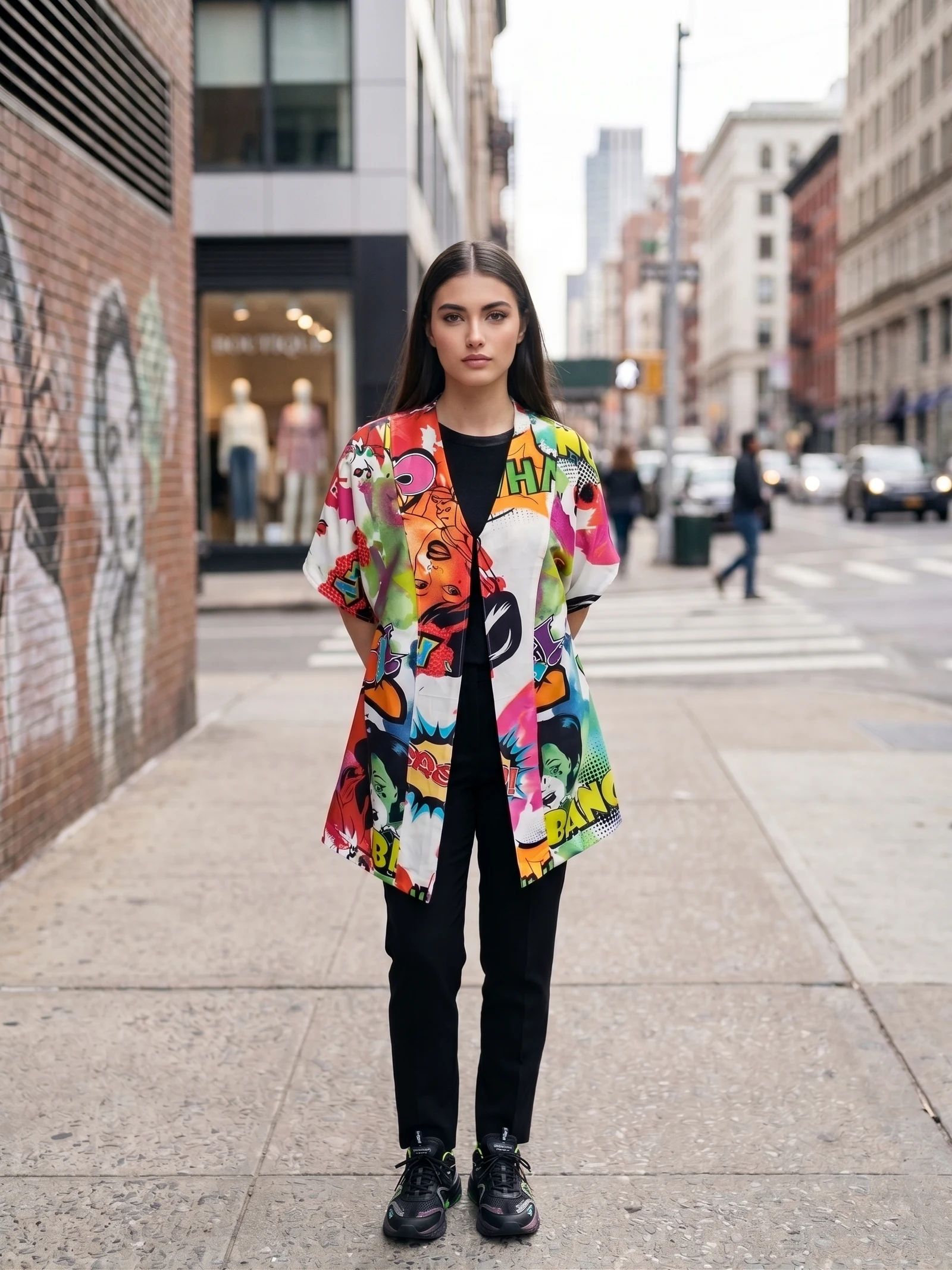 CHAQUETA KIMONO JACKET — vista 1 de 2