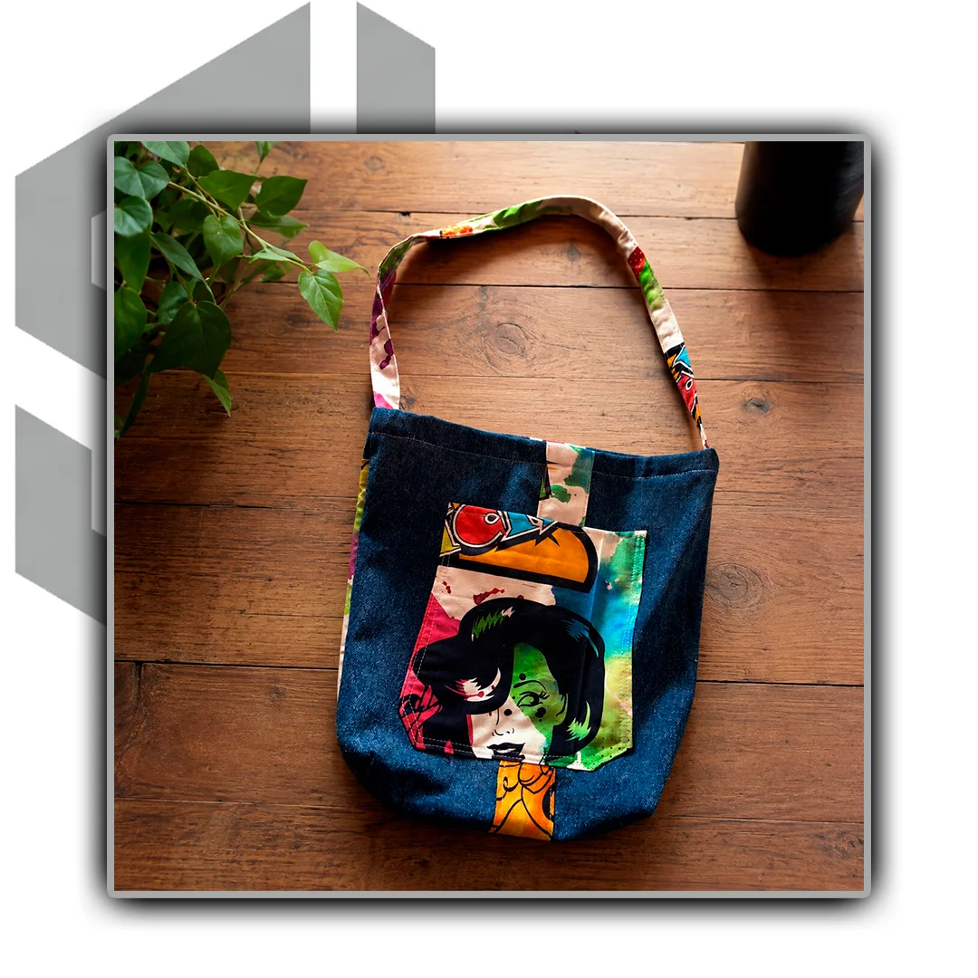 Bolso Denim Azul — vista 2 de 2