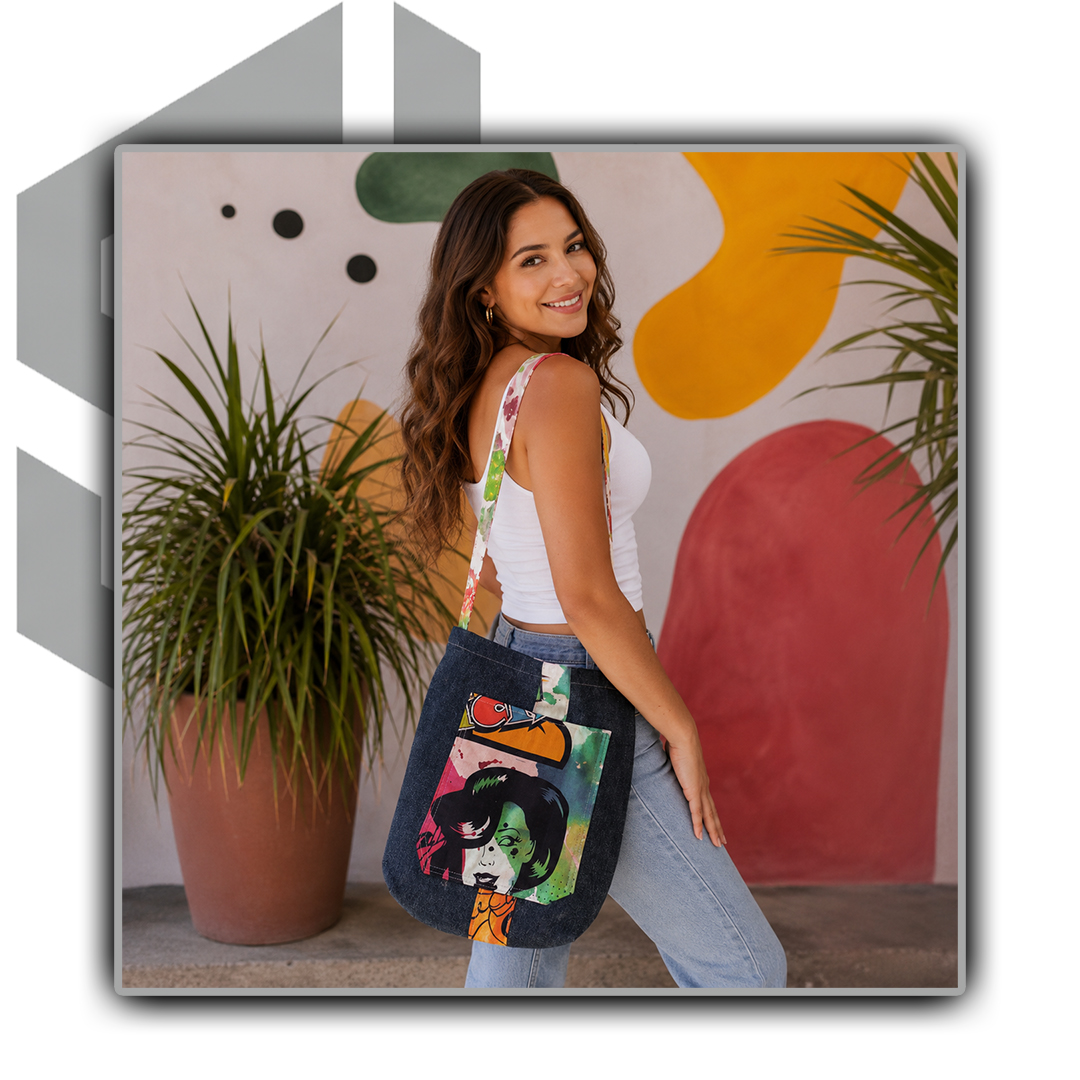 Bolso Denim Azul — vista 2 de 2