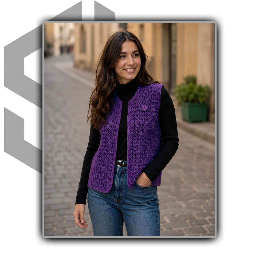 Chaleco Boho - Chic (Overlayer) — vista 2 de 2