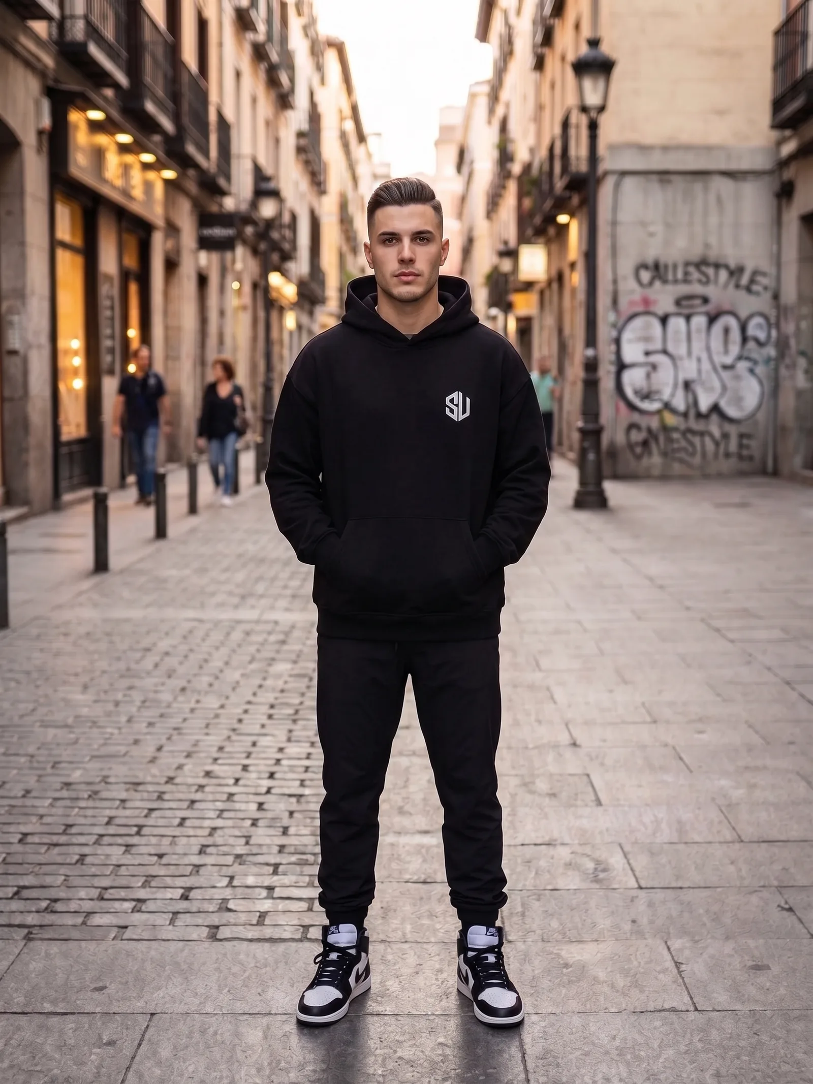 SUDADERA UNISEX CON CAPUCHA — vista 2 de 2