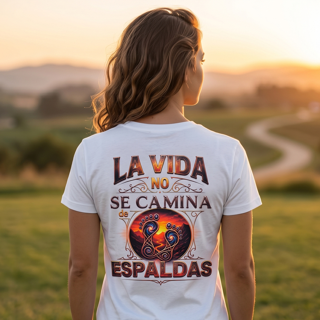 LA VIDA NO SE CAMINA DE ESPALDAS — vista 1 de 4
