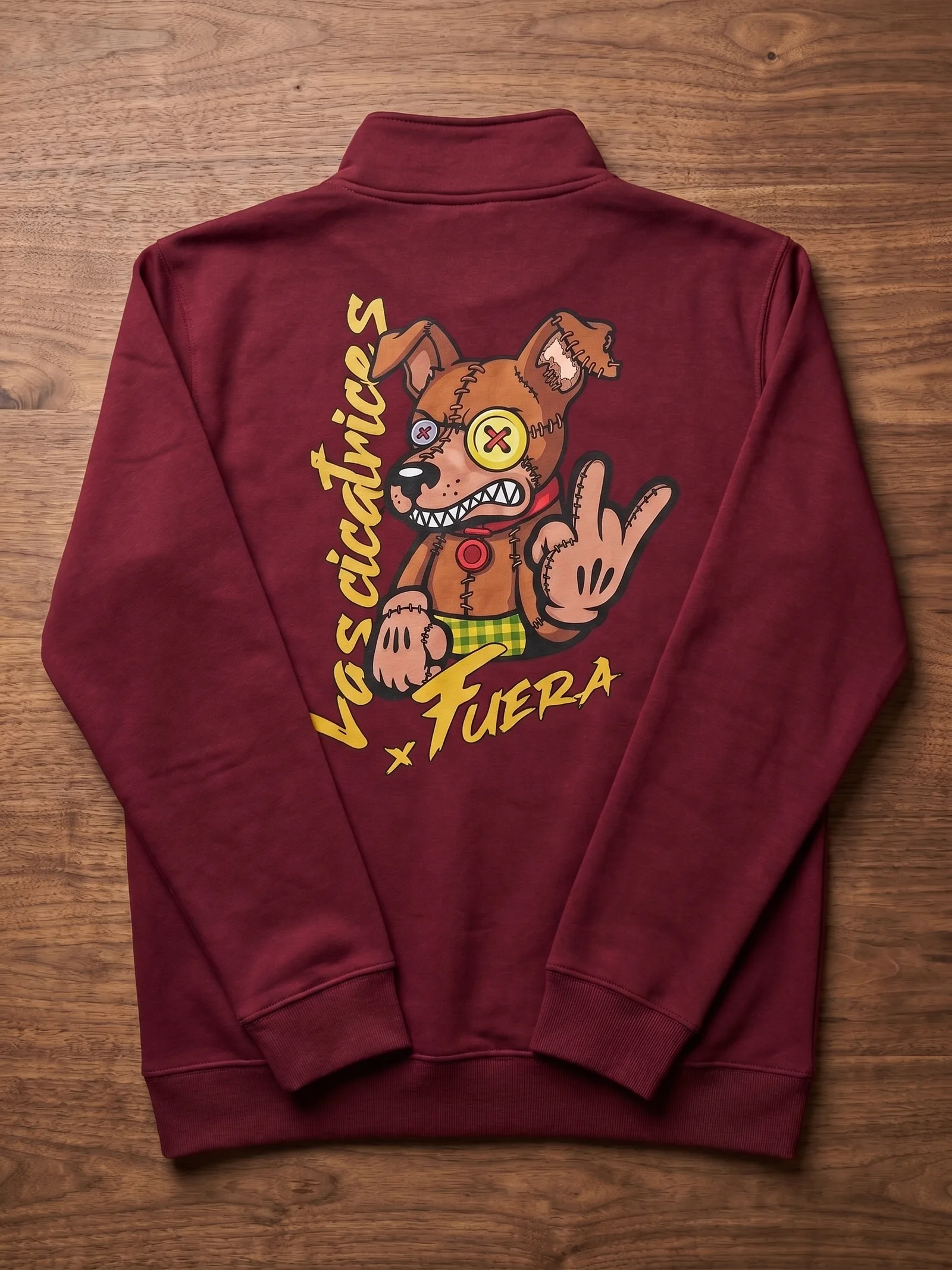 SUDADERA UNISEX 280g DE FELPA MEDIA CRIMALLERA — vista 1 de 2